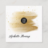 Visitekaartje voor Black and Gold Square (Voorkant)