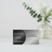 Visitekaartje voor Black and Steel Folded Technolo (Staand voorkant)