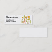  visitekaartje voor bloemontwerp (Voorkant / Achterkant)