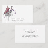 Visitekaartje voor boekenauteur voor kinderen (Voorkant / Achterkant)