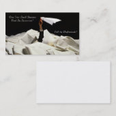 Visitekaartje voor boekhouden (Voorkant / Achterkant)