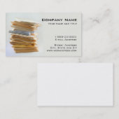 Visitekaartje voor boekhoudkundige diensten (Voorkant / Achterkant)