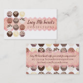 visitekaartje voor bonbons en bonbons (Voorkant / Achterkant)