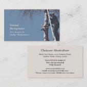 Visitekaartje voor boomchirurgie (Voorkant / Achterkant)