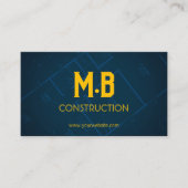 Visitekaartje voor bouw/aannemer (Voorkant)