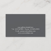 Visitekaartje voor bouw/architectuur (Achterkant)