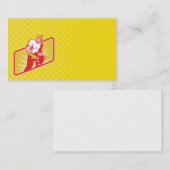 visitekaartje voor bouwwerker jackhammer (Voorkant / Achterkant)