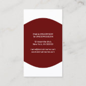 Visitekaartje voor bouwwerkzaamheden (Achterkant)