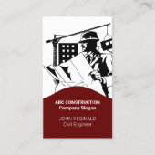 Visitekaartje voor bouwwerkzaamheden (Voorkant)