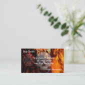 Visitekaartje voor brandbestrijding (Staand voorkant)