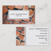 Visitekaartje voor brick-foto (Voorkant / Achterkant)