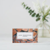 Visitekaartje voor brick-foto (Staand voorkant)