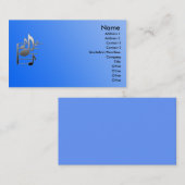 visitekaartje voor briefmuziek (Voorkant / Achterkant)