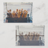 visitekaartje voor broodbakker uit ambachtslippers (Voorkant / Achterkant)