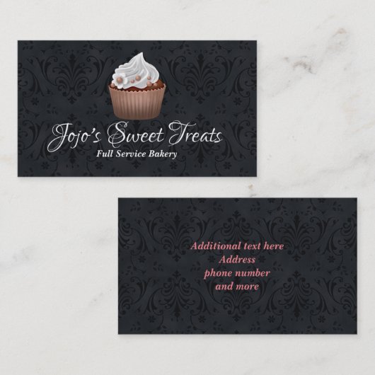 Visitekaartje voor broodbakkerij en perskoeken (Voorkant / Achterkant)