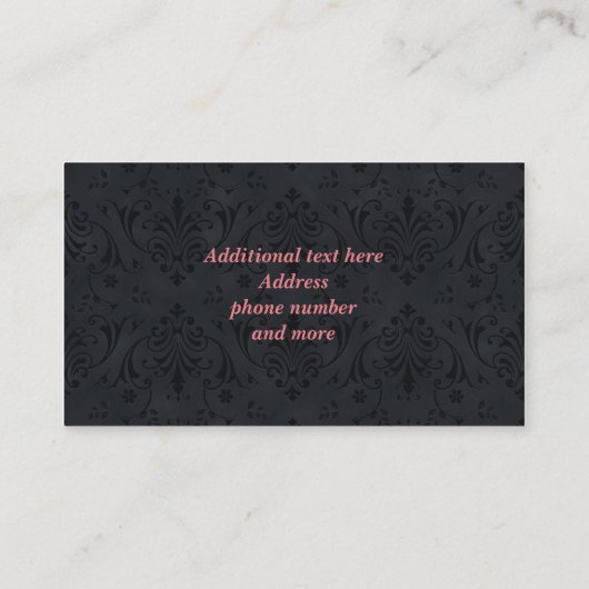  Visitekaartje voor broodbakkerij en perskoeken (Achterkant)