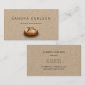 visitekaartje voor broodbakkerij in de rustige kra (Voorkant / Achterkant)