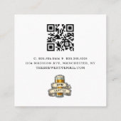 Visitekaartje voor brouwerij van balie (Achterkant)