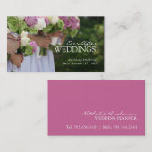 Visitekaartje voor bruiloft (Voorkant / Achterkant)