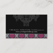 Visitekaartje voor bruiloft (Achterkant)