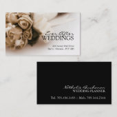 Visitekaartje voor bruiloft (Voorkant / Achterkant)