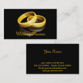 Visitekaartje voor bruiloft (Voorkant / Achterkant)