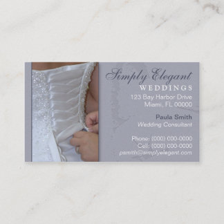 Visitekaartje voor bruiloft