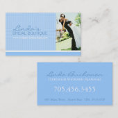 Visitekaartje voor bruiloft (Voorkant / Achterkant)