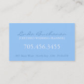 Visitekaartje voor bruiloft (Achterkant)