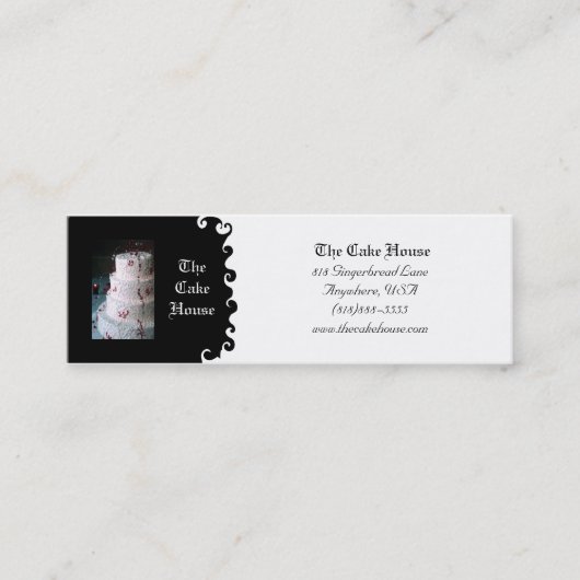 Visitekaartje voor bruiloft (Voorkant)