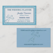 Visitekaartje voor bruiloft (Voorkant / Achterkant)