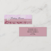 Visitekaartje voor bruiloft (Voorkant / Achterkant)