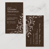 Visitekaartje voor bruiloft (Voorkant / Achterkant)