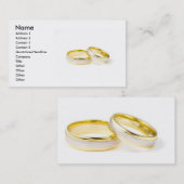 Visitekaartje voor bruiloft (Voorkant / Achterkant)