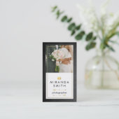 Visitekaartje voor bruiloft afsprakenkaartje (Staand voorkant)