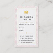 Visitekaartje voor bruiloft afsprakenkaartje (Achterkant)