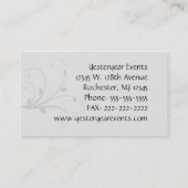 Visitekaartje voor bruiloft en evenementplant (Achterkant)