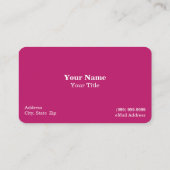 Visitekaartje voor bruiloft-/gebeurtenissenplanner (Achterkant)