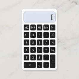 visitekaartje voor calculatorleraren