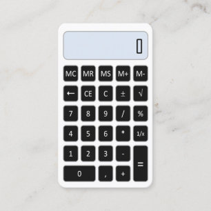 visitekaartje voor calculatorleraren