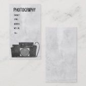 Visitekaartje voor camerafotografie (Voorkant / Achterkant)