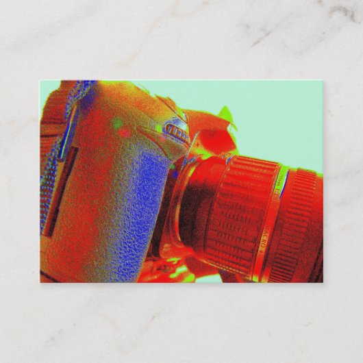 Visitekaartje voor camerareparatie (Voorkant)