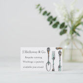 Visitekaartje voor catering (Staand voorkant)