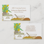 Visitekaartje voor catering (Voorkant / Achterkant)