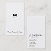 Visitekaartje voor catering en evenementen (Voorkant / Achterkant)