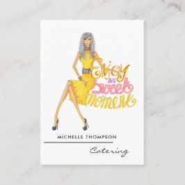 Visitekaartje voor cateringbedrijf