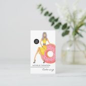 Visitekaartje voor cateringbedrijf (Staand voorkant)