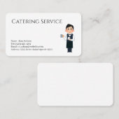 visitekaartje voor cateringdiensten (Voorkant / Achterkant)