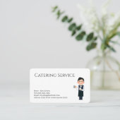 visitekaartje voor cateringdiensten (Staand voorkant)