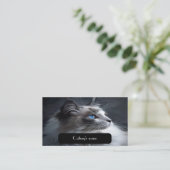 Visitekaartje voor Catteries Ragdoll Cat (Staand voorkant)